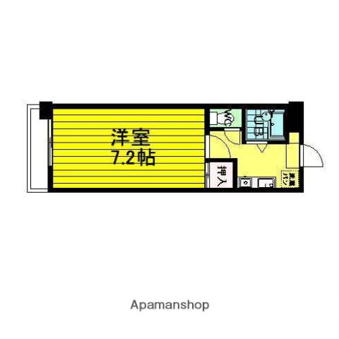 カワハラビル(1K/3階)の間取り写真