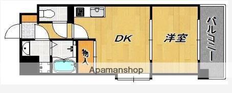 アーバンコートⅡ(1DK/3階)の間取り写真