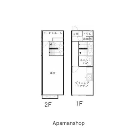 ソレイユⅠ(1SDK/1階)の間取り写真