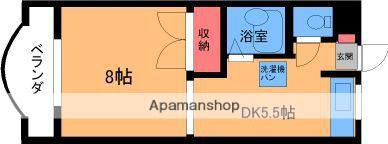 キロロコート城南(1DK/3階)の間取り写真