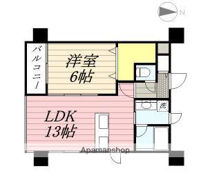 エトランゼ17大濠公園前(1LDK/3階)の間取り写真