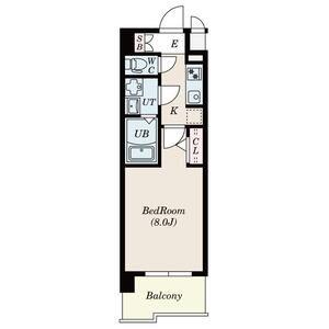 S-RESIDENCE大橋FLUSS(1K/3階)の間取り写真