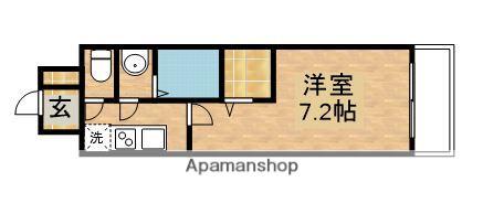 D.CLAREST MELDIA早良街道(1K/5階)の間取り写真
