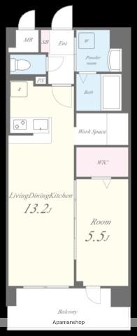 大楠2丁目プロジェクト(1LDK/2階)の間取り写真