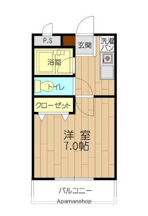 サニーハイム友泉(1K/3階)の間取り写真