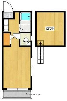 コーポセントポーリア(ワンルーム/2階)の間取り写真