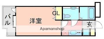 サヴォイバンヤンツリー(1K/9階)の間取り写真