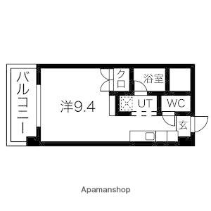 サルヴァトーレ今宿(ワンルーム/3階)の間取り写真