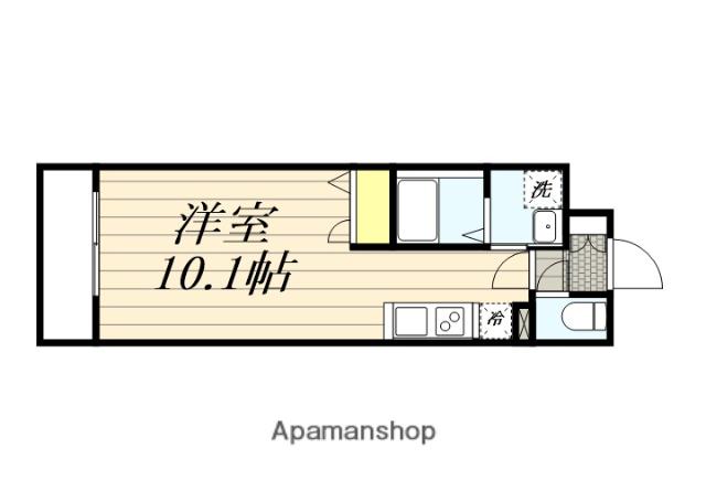 キルンズガーデン高取(ワンルーム/4階)の間取り写真