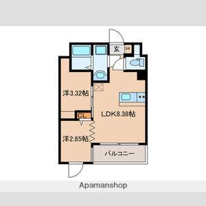 THE GRANDWIN(2LDK/3階)の間取り写真
