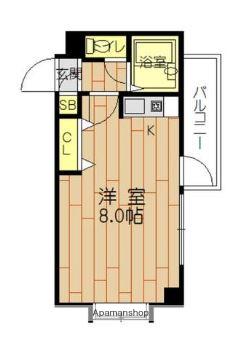 ウイングコート七隈(ワンルーム/2階)の間取り写真