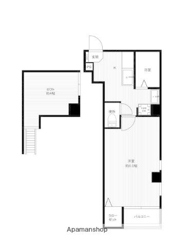 イル・グラッツィア姪浜Ⅰ(1K/3階)の間取り写真