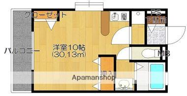 ジュネスハイム(1K/2階)の間取り写真