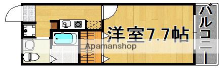 CASAMENTO RUPE(1K/2階)の間取り写真