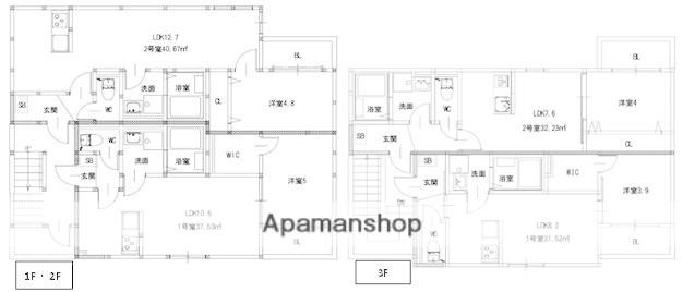 GRACIA西新(1LDK/2階)の間取り写真