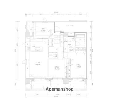 THE TEN GOOD 祖原Ⅱ(3LDK/3階)の間取り写真