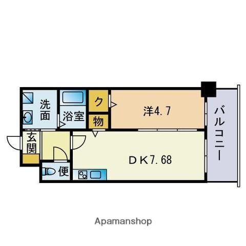 アメニティ九大学研都市駅前(1DK/3階)の間取り写真