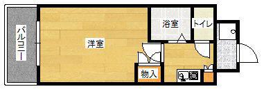 バニヤンツリー野芥(1K/2階)の間取り写真