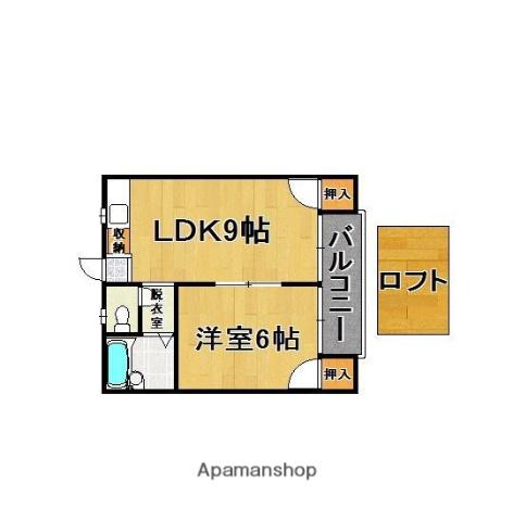 アメニティハウス95(1LDK/1階)の間取り写真