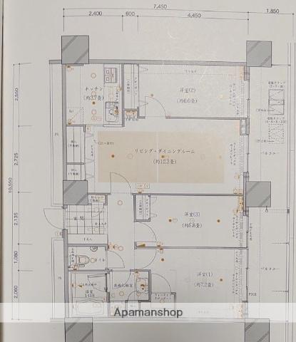 リベーラガーデン・マリナタワー(3LDK/6階)の間取り写真