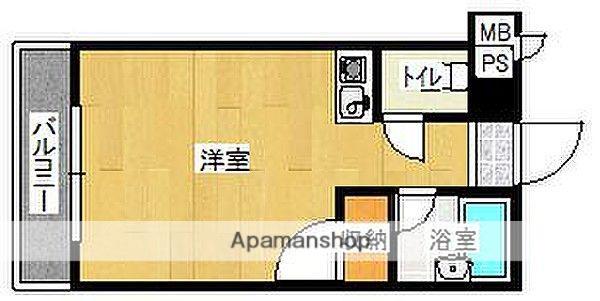 コルディアーレ警固(ワンルーム/4階)の間取り写真