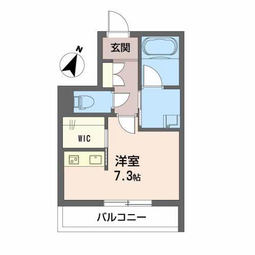 シャーメゾンSUSENJI(ワンルーム/2階)の間取り写真