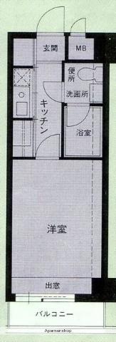 エステート・モア博多APEX(1K/5階)の間取り写真