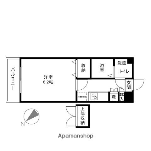 ダイナコートエスタディオ博多(1K/9階)の間取り写真