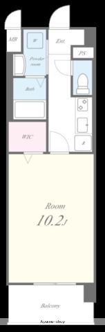 大楠2丁目プロジェクト(1K/4階)の間取り写真