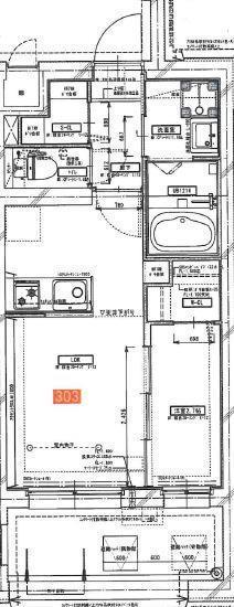 MODERN EIGHT高宮LIETO(1LDK/9階)の間取り写真