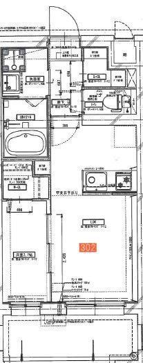 MODERN EIGHT高宮LIETO(1LDK/3階)の間取り写真