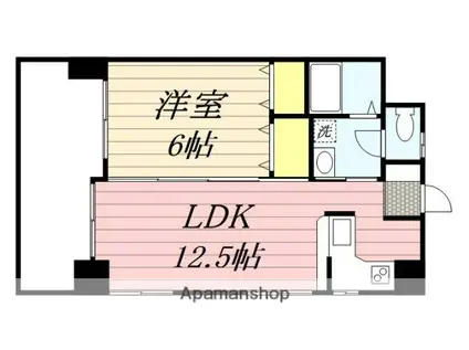 ニッセイ・ディーセント小笹(1SLDK/7階)の間取り写真