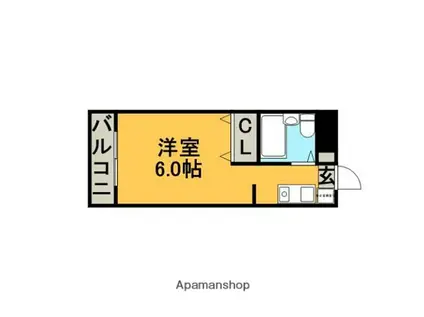メゾン・ド・香椎参道(ワンルーム/3階)の間取り写真