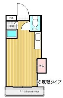 プレアール唐原Ⅱ(ワンルーム/3階)の間取り写真