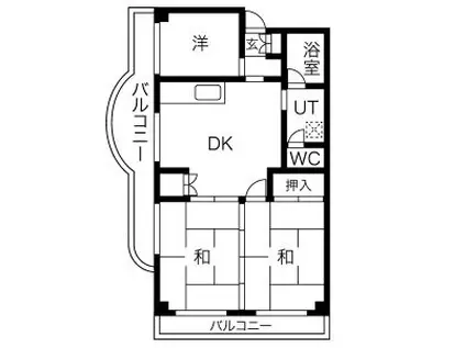 NTMマンション(3LDK/4階)の間取り写真