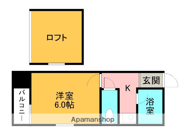 新日本パレス前原駅前(1K/1階)の間取り写真