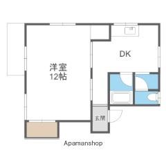潤2丁目アパート(1DK/2階)の間取り写真