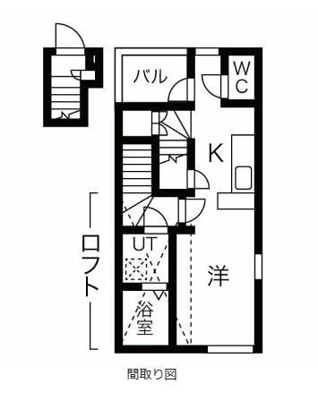 伊都TERRACE(ワンルーム/2階)の間取り写真