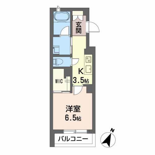 シャーメゾンSUSENJI(1K/2階)の間取り写真