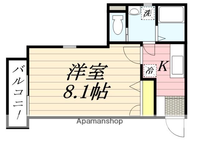 リブレア朝倉街道駅前(1K/1階)の間取り写真