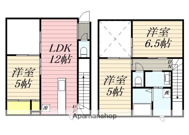 鹿児島本線 久留米駅 徒歩39分 2階建 築11年(3LDK)の間取り写真