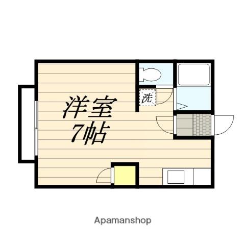 フローレンス松尾A・B棟(ワンルーム/2階)の間取り写真