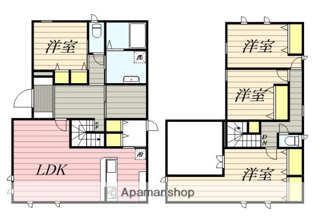 西日本鉄道太宰府線 太宰府駅 徒歩43分 2階建 築18年(3LDK)の間取り写真
