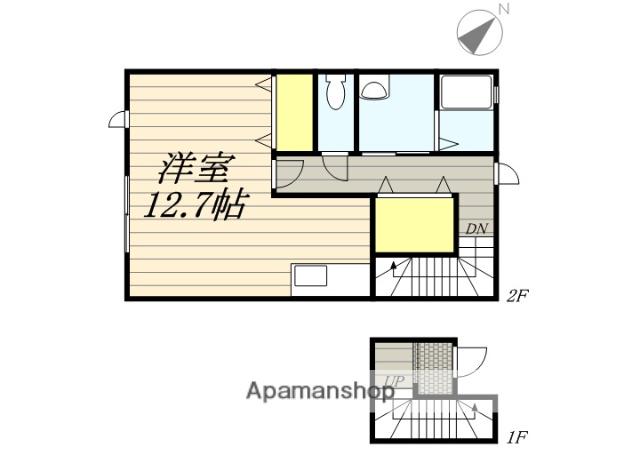 フィオーレ(ワンルーム/1階)の間取り写真