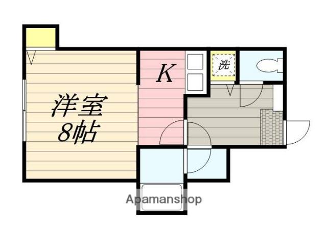 リアンジュ(1K/1階)の間取り写真