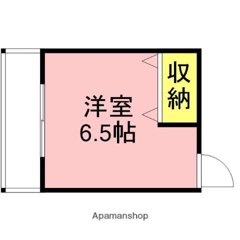 SHARERISE鷹取B棟(ワンルーム/2階)の間取り写真
