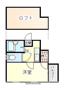 エムアール&エムズ(1K/1階)の間取り写真