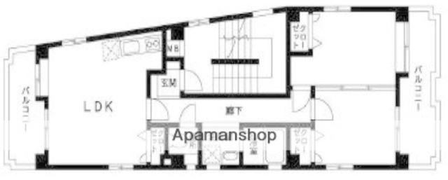KB21(2LDK/5階)の間取り写真