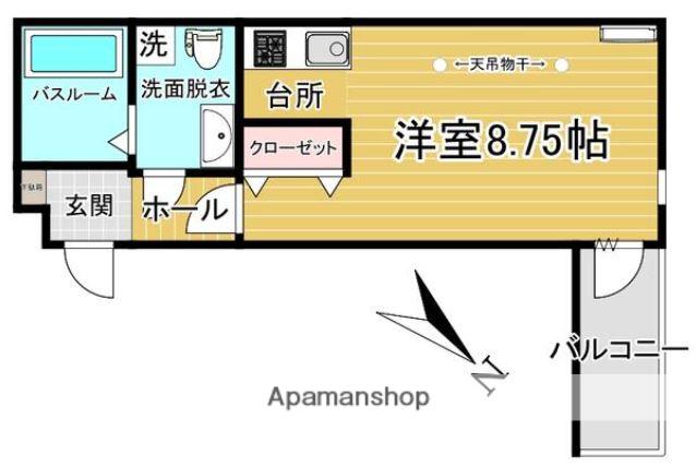 GRACIEUSE MAISON野芥(ワンルーム/2階)の間取り写真