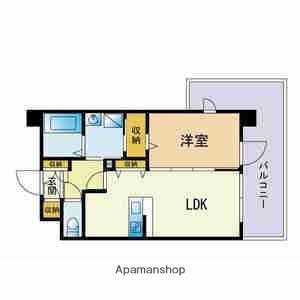 3710RESIDENCE(1LDK/4階)の間取り写真